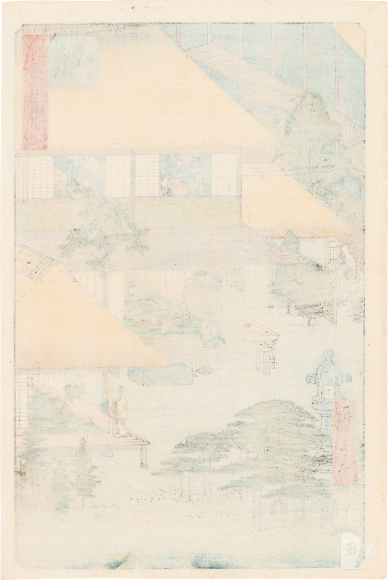 Utagawa Hiroshige (1797-1858) | The complete set of Famous Sights of the Fifty-three Stations (Gojusan tsugi meisho zue), also known as the Vertical Tokaido | Edo period, 19th century - 图108
